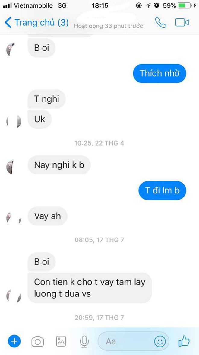 Chàng trai bất lực khi suốt ngày bị bạn không thân gì cho cam vay tiền như đúng rồi