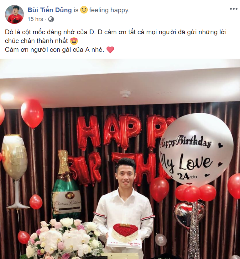 Đình Trọng công khai khẳng định Bùi Tiến Dũng là chàng trai đẹp nhất trong lòng mình