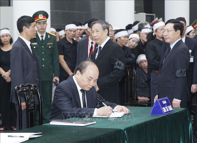 Lễ viếng nguyên Tổng Bí thư Đỗ Mười