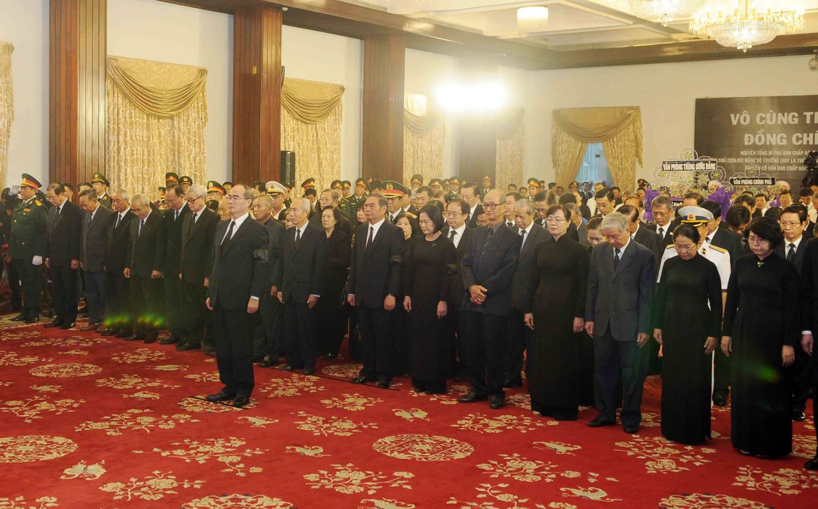 Lễ viếng nguyên Tổng Bí thư Đỗ Mười