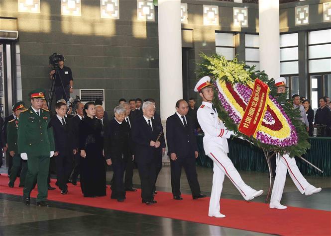 Lễ viếng nguyên Tổng Bí thư Đỗ Mười