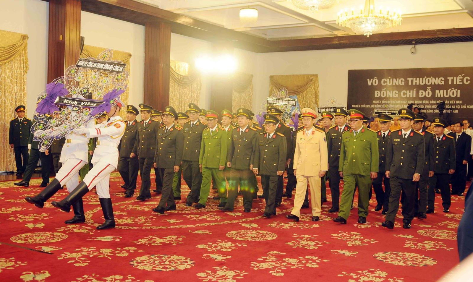 Lễ viếng nguyên Tổng Bí thư Đỗ Mười