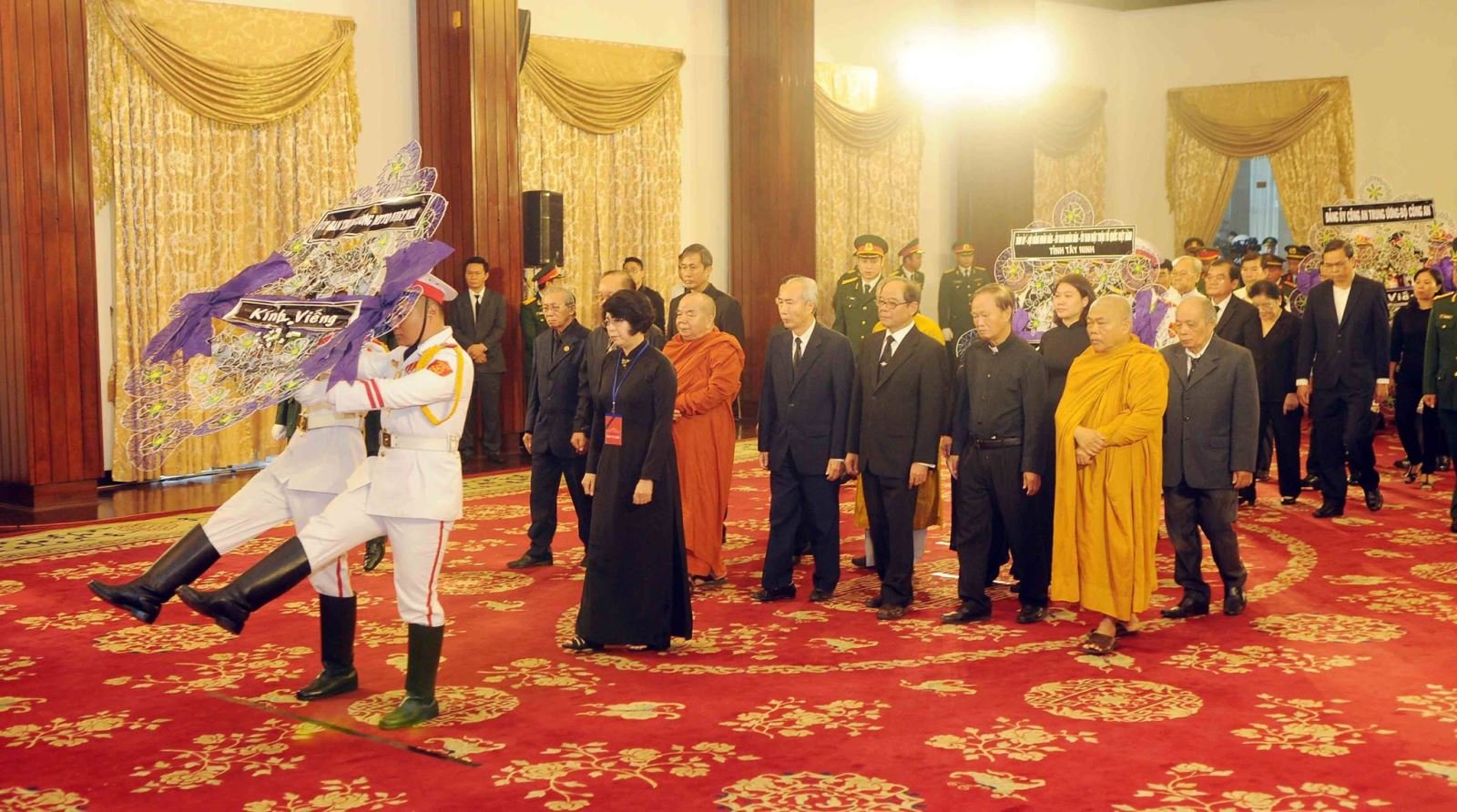 Lễ viếng nguyên Tổng Bí thư Đỗ Mười