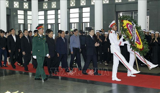 Lễ viếng nguyên Tổng Bí thư Đỗ Mười