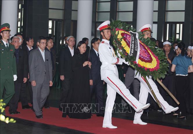 Lễ viếng nguyên Tổng Bí thư Đỗ Mười