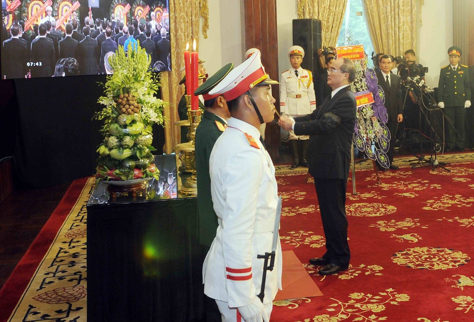 Lễ viếng nguyên Tổng Bí thư Đỗ Mười