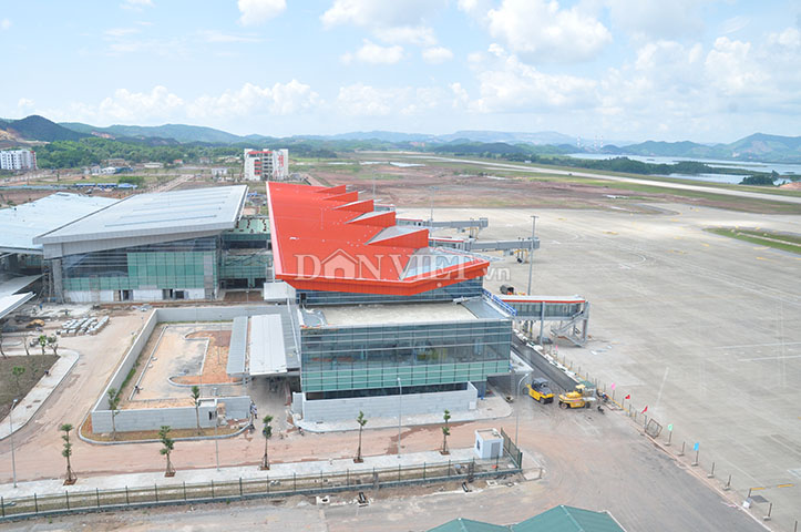 Cận cảnh sân bay quốc tế Vân Đồn chuẩn bị hoàn thiện