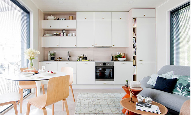 Mê mẩn ngắm ngôi nhà cấp 4 vô cùng dễ thương, hiện đại đến từng chi tiết giữa thiên nhiên