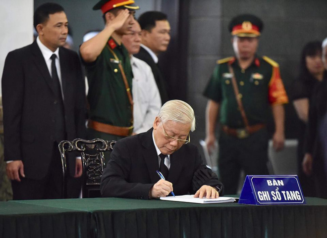 Lời từ biệt xúc động trong sổ tang cố Tổng Bí thư Đỗ Mười