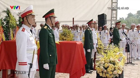 Toàn cảnh lễ truy điệu và an táng nguyên Tổng Bí thư Đỗ Mười