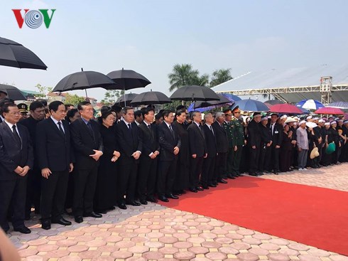 Toàn cảnh lễ truy điệu và an táng nguyên Tổng Bí thư Đỗ Mười