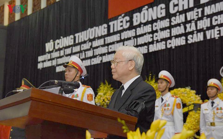 Chùm ảnh: Lãnh đạo Đảng, Nhà nước tiễn biệt nguyên Tổng Bí thư Đỗ Mười