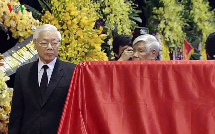 Chùm ảnh: Lãnh đạo Đảng, Nhà nước tiễn biệt nguyên Tổng Bí thư Đỗ Mười