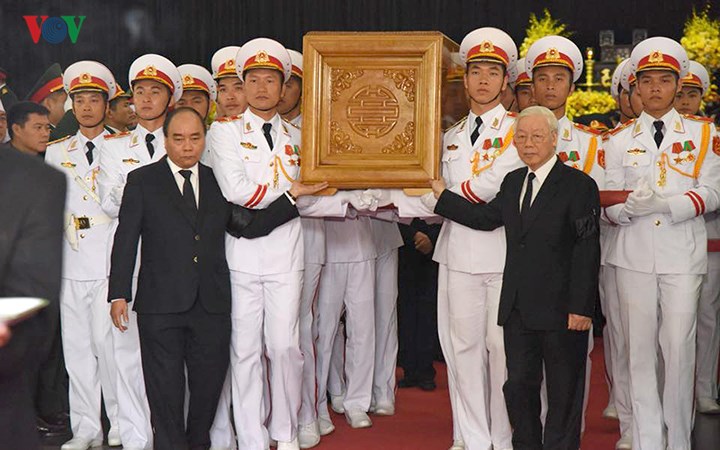 Chùm ảnh: Lãnh đạo Đảng, Nhà nước tiễn biệt nguyên Tổng Bí thư Đỗ Mười