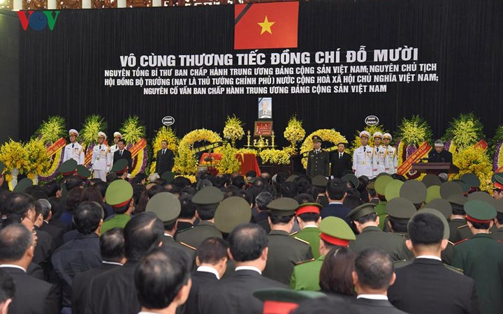 Chùm ảnh: Lãnh đạo Đảng, Nhà nước tiễn biệt nguyên Tổng Bí thư Đỗ Mười