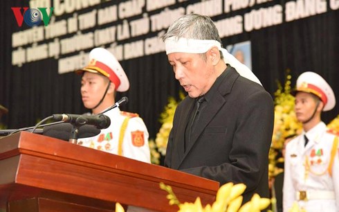 Toàn cảnh lễ truy điệu và an táng nguyên Tổng Bí thư Đỗ Mười