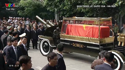 Toàn cảnh lễ truy điệu và an táng nguyên Tổng Bí thư Đỗ Mười