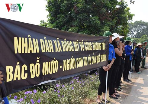 Toàn cảnh lễ truy điệu và an táng nguyên Tổng Bí thư Đỗ Mười