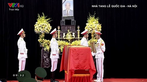 Toàn cảnh lễ truy điệu và an táng nguyên Tổng Bí thư Đỗ Mười