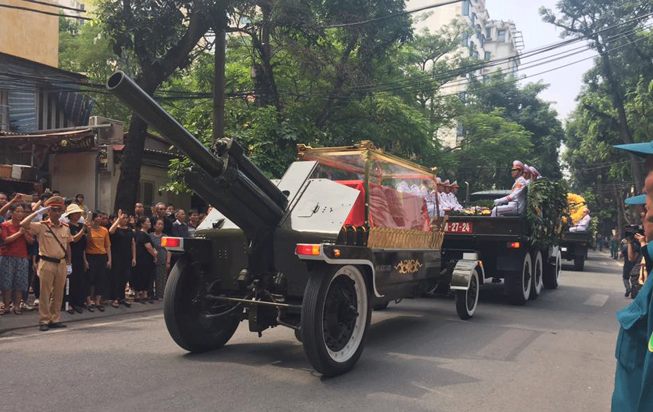 Toàn cảnh lễ truy điệu và an táng nguyên Tổng Bí thư Đỗ Mười