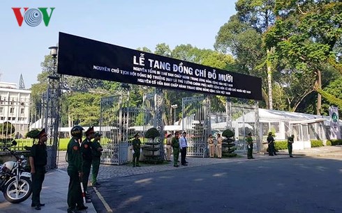 Toàn cảnh lễ truy điệu và an táng nguyên Tổng Bí thư Đỗ Mười