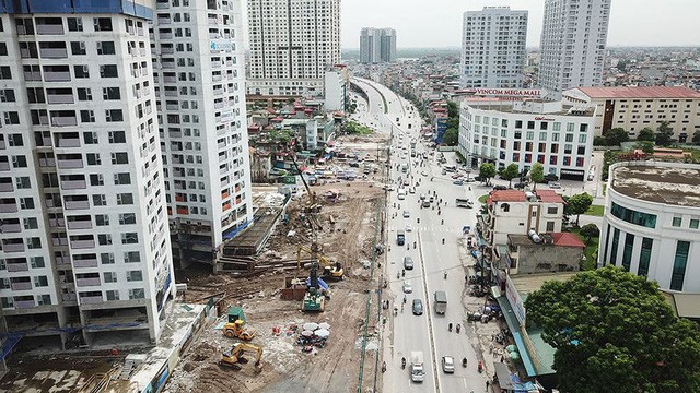 Cận cảnh đại công trường sau mở rộng vành đai