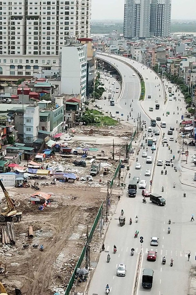 Cận cảnh đại công trường sau mở rộng vành đai