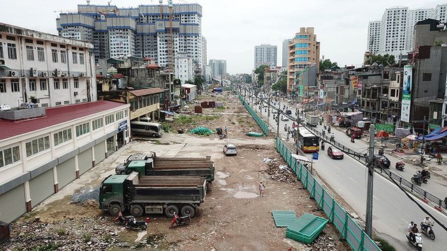 Cận cảnh đại công trường sau mở rộng vành đai