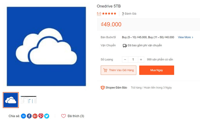 Tài khoản lưu trữ lậu rao bán tràn lan trên Lazada, Shopee