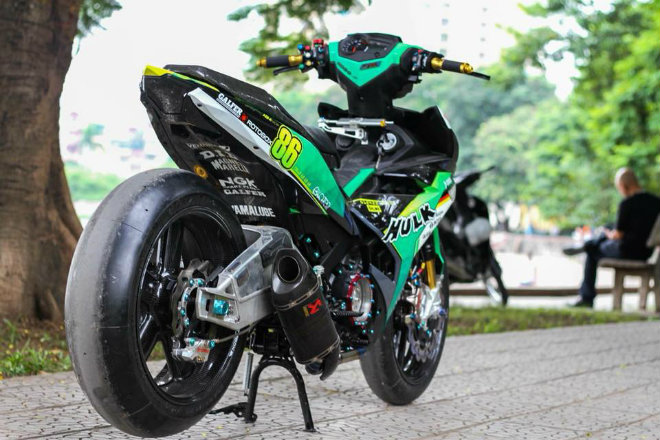 Ngắm Exciter độ hàng khủng trên 400 triệu đồng của dân chơi Hà Nội