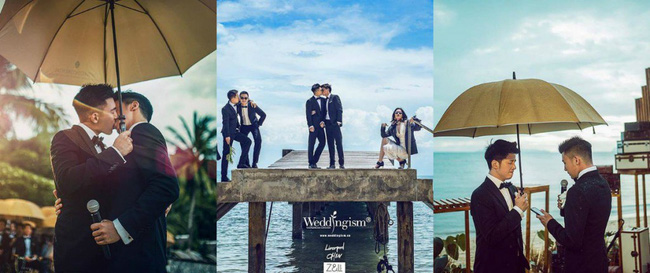 Vượt rào cản, nam doanh nhân sánh đôi cùng chàng trai nghèo trong đám cưới đẹp như cổ tích