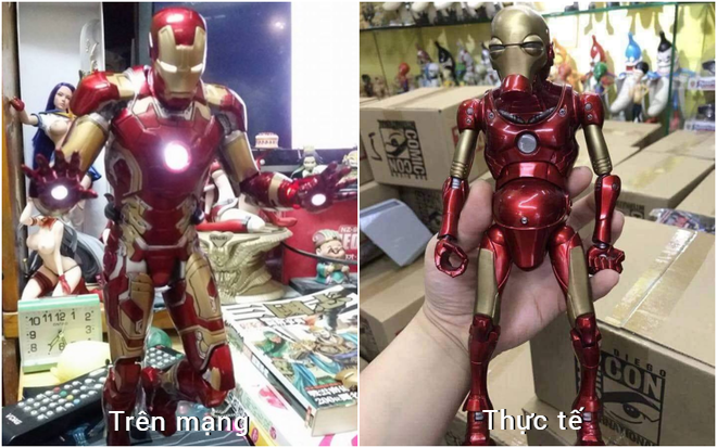 Đặt mua mô hình Iron Man trên mạng, thanh niên cay đắng nhận về chú Người sắt bị suy dinh dưỡng nặng Đặt mua mô hình Iron Man trên mạng, thanh niên cay đắng nhận về chú Người sắt bị suy dinh dưỡng nặng