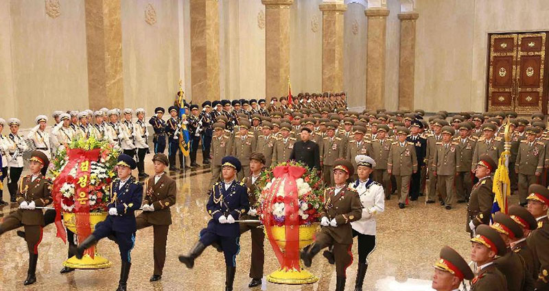 Nhà lãnh đạo Triều Tiên viếng Cung Thái Dương Kumsusan