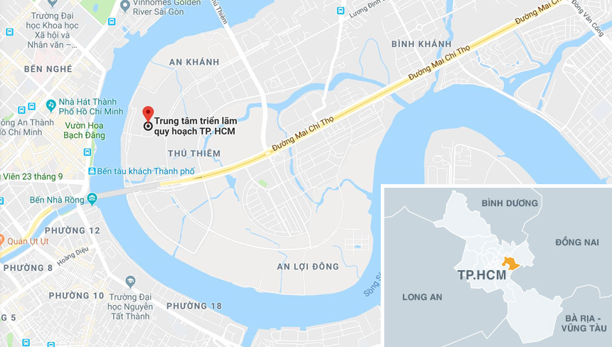 Cận cảnh khu đất kim cương xây nhà hát ở Thủ Thiêm