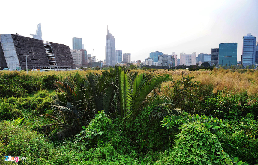 Cận cảnh khu đất kim cương xây nhà hát ở Thủ Thiêm