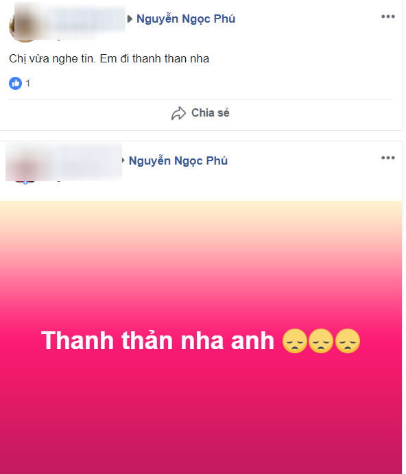 Bạn bè tiếc thương cháu ngoại của cụ bà xì tin nhất Việt Nam ra đi khi tuổi đời còn quá trẻ Bạn bè tiếc thương cháu ngoại của cụ bà xì tin nhất Việt Nam ra đi khi tuổi đời còn quá trẻ