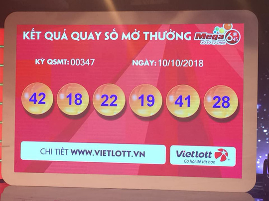 Vé số Vietlott ở Quảng Ninh trúng 66,62 tỉ đồng sau gần 2 tháng im ắng