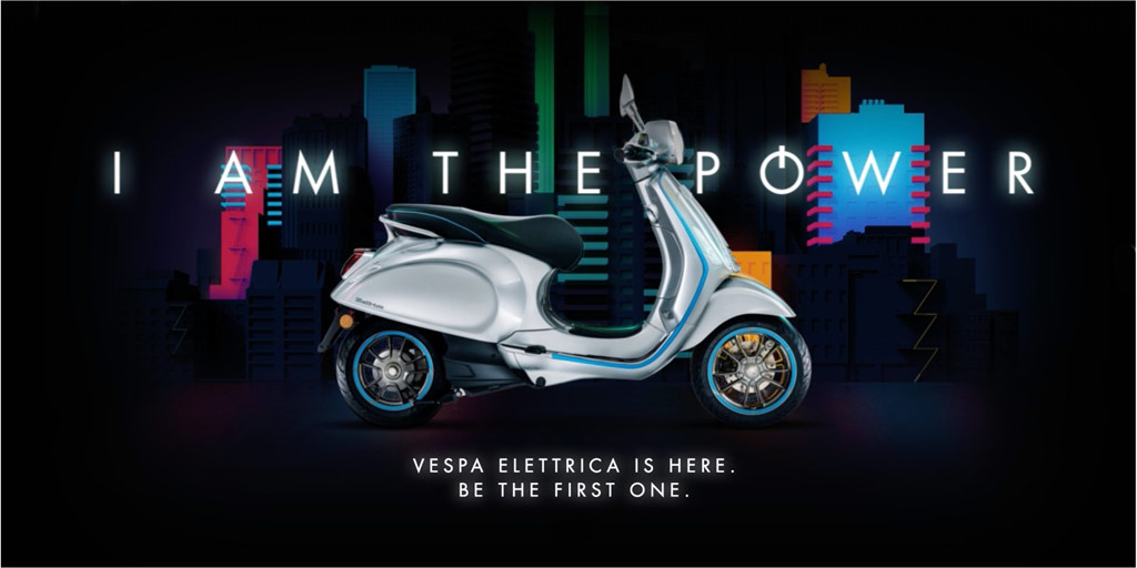 Vespa chạy điện đầu tiên mở bán, giá hơn 7.000 USD