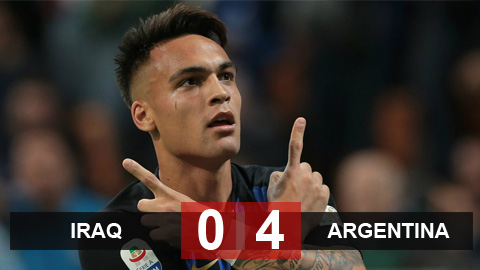 Iraq 0-4 Argentina: Sao Inter tỏa sáng, Argentina vùi dập đại diện châu Á Iraq 0-4 Argentina: Sao Inter tỏa sáng, Argentina vùi dập đại diện châu Á