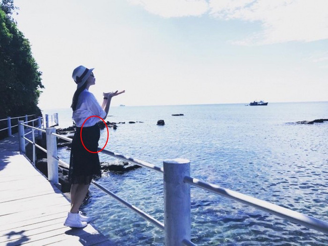 Vừa phủ nhận chuyện mang thai nhưng hình ảnh Hoa hậu Phạm Hương với vòng 2 lớn thế này thật khó nghĩ