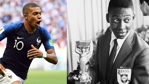 Vua Pele cũng ghen với tài năng của Mbappe Vua Pele cũng ghen với tài năng của Mbappe