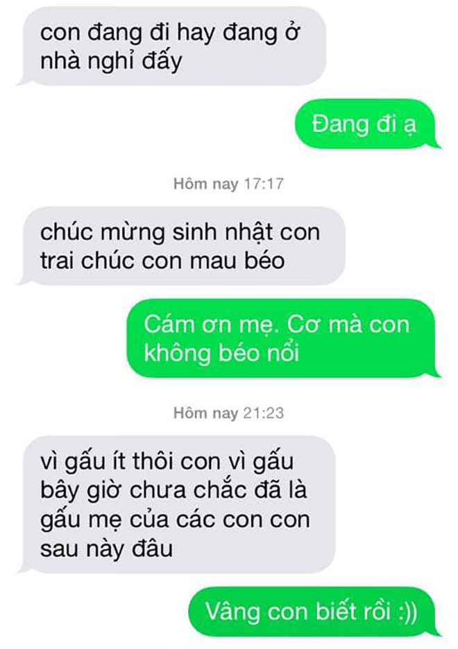 Góc hiếm hoi: Biết con trai có gấu, mẹ thẳng thắn nói về chuyện đi nhà nghỉ, đọc lời dặn dò còn choáng hơn Góc hiếm hoi: Biết con trai có gấu, mẹ thẳng thắn nói về chuyện đi nhà nghỉ, đọc lời dặn dò còn choáng hơn