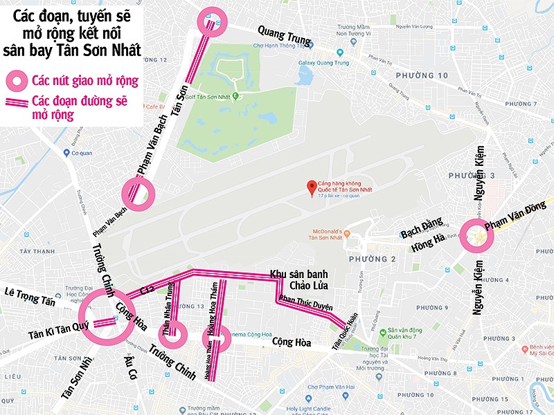 Lộ diện nhiều tuyến đường ‘giải cứu’ sân bay