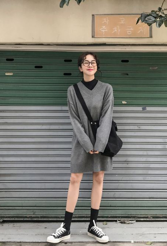 Phối áo len, áo nỉ cho ngày se lạnh