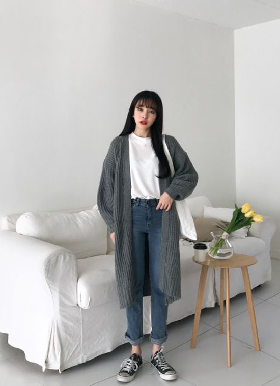 Phối áo len, áo nỉ cho ngày se lạnh