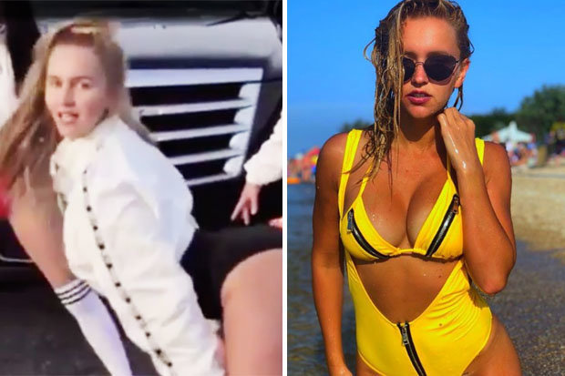 Nhảy sexy trên phố, phu nhân gợi cảm của ông nghị Nga dính án phạt