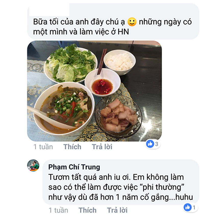 Chí Trung đăng ảnh cùng bà xã Ngọc Huyền nhưng phần bình luận với bạn bè lại gây hoang mang, khó hiểu