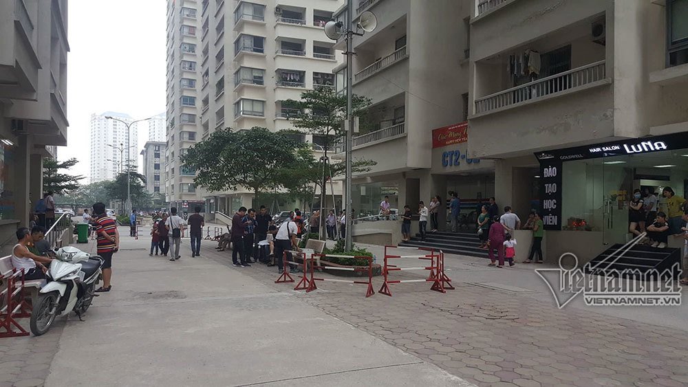 Hà Nội: Nghi nổ súng ở chung cư VOV, người phụ nữ bị thương