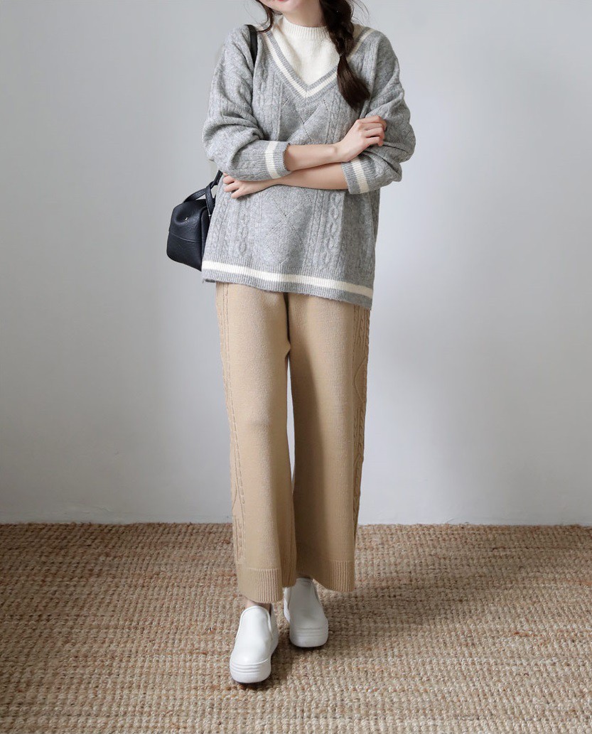 Diện lên vừa tây lại thoải mái tuyệt đối, quần len chính là item mà các nàng cần sắm ngay cho tủ đồ mùa lạnh