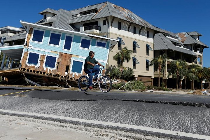 Cận cảnh hậu quả kinh hoàng do bão Michael gây ra ở Florida (Mỹ)